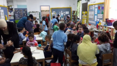 بالصور: فعاليات يوم الأعمال الخيرية في مدرسة حسن عرفة الابتدائية بيافا